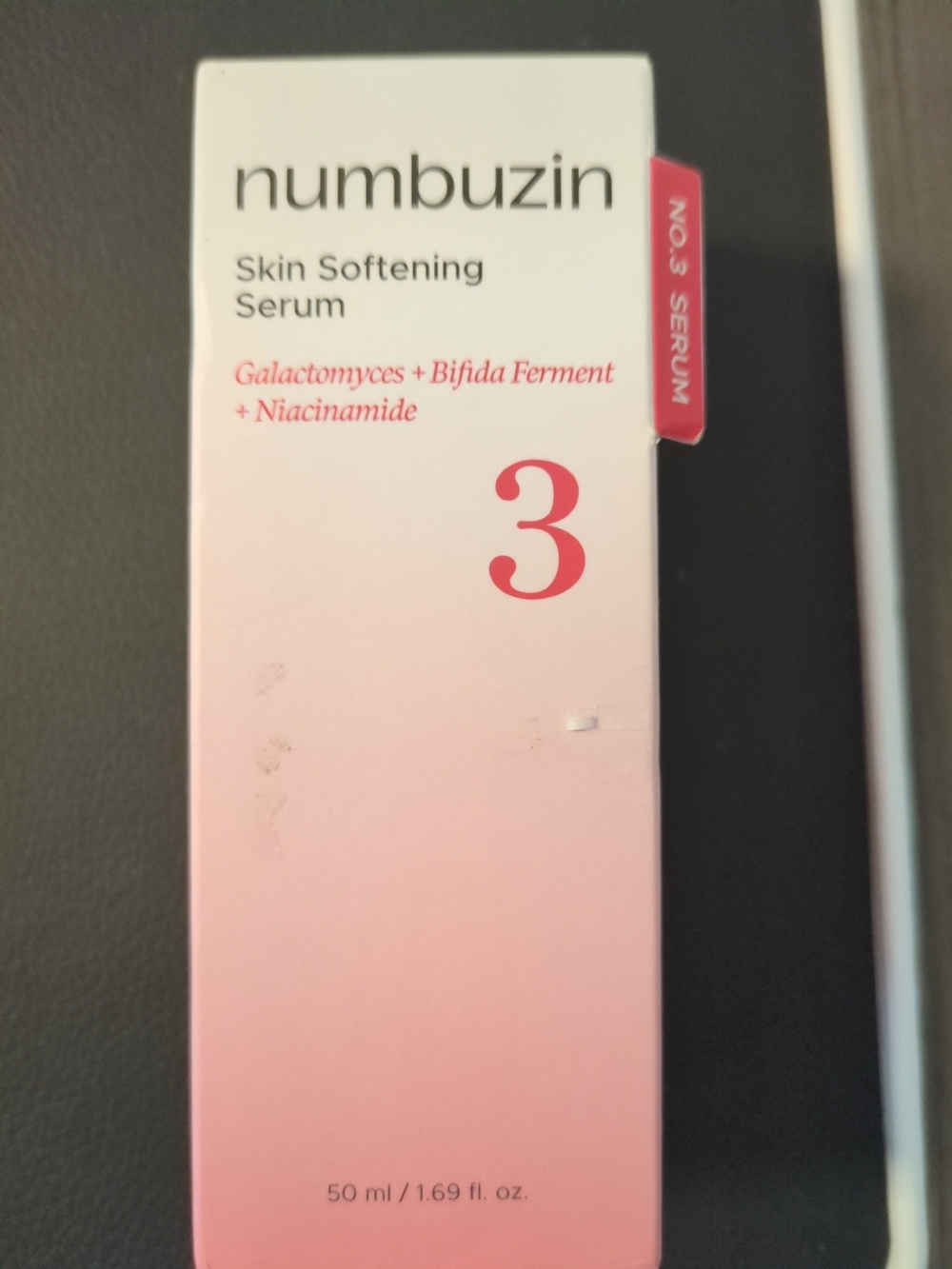 Numbuzin Skin Softening Serum — Pink and White Packaging